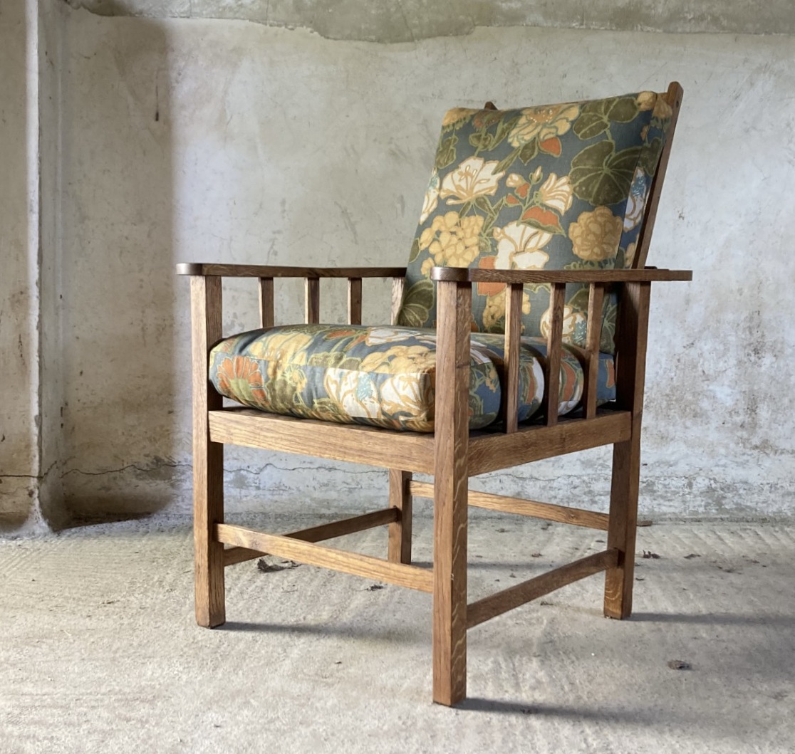 Oak Reclining chair from Christs Hospital