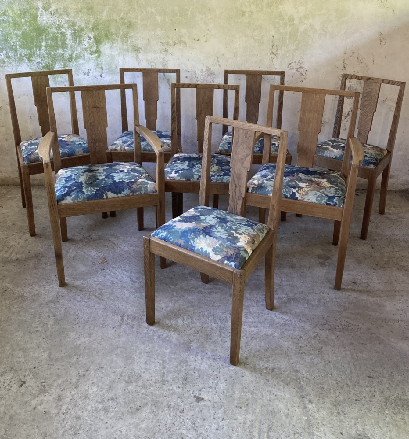 Set of 8 Gordon Russell Weston dining chairs