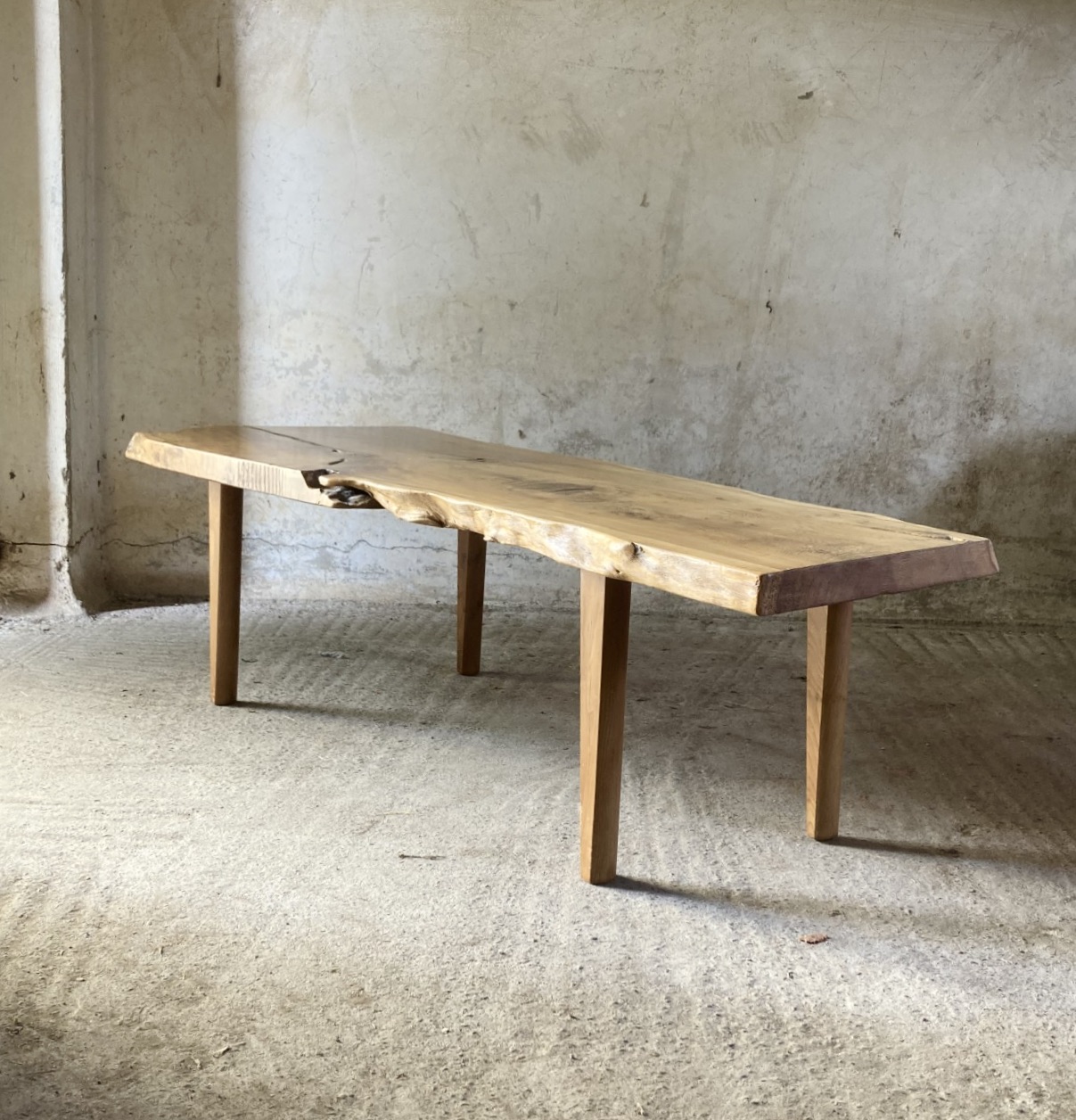Yew coffee table by Reynolds of Ludlow