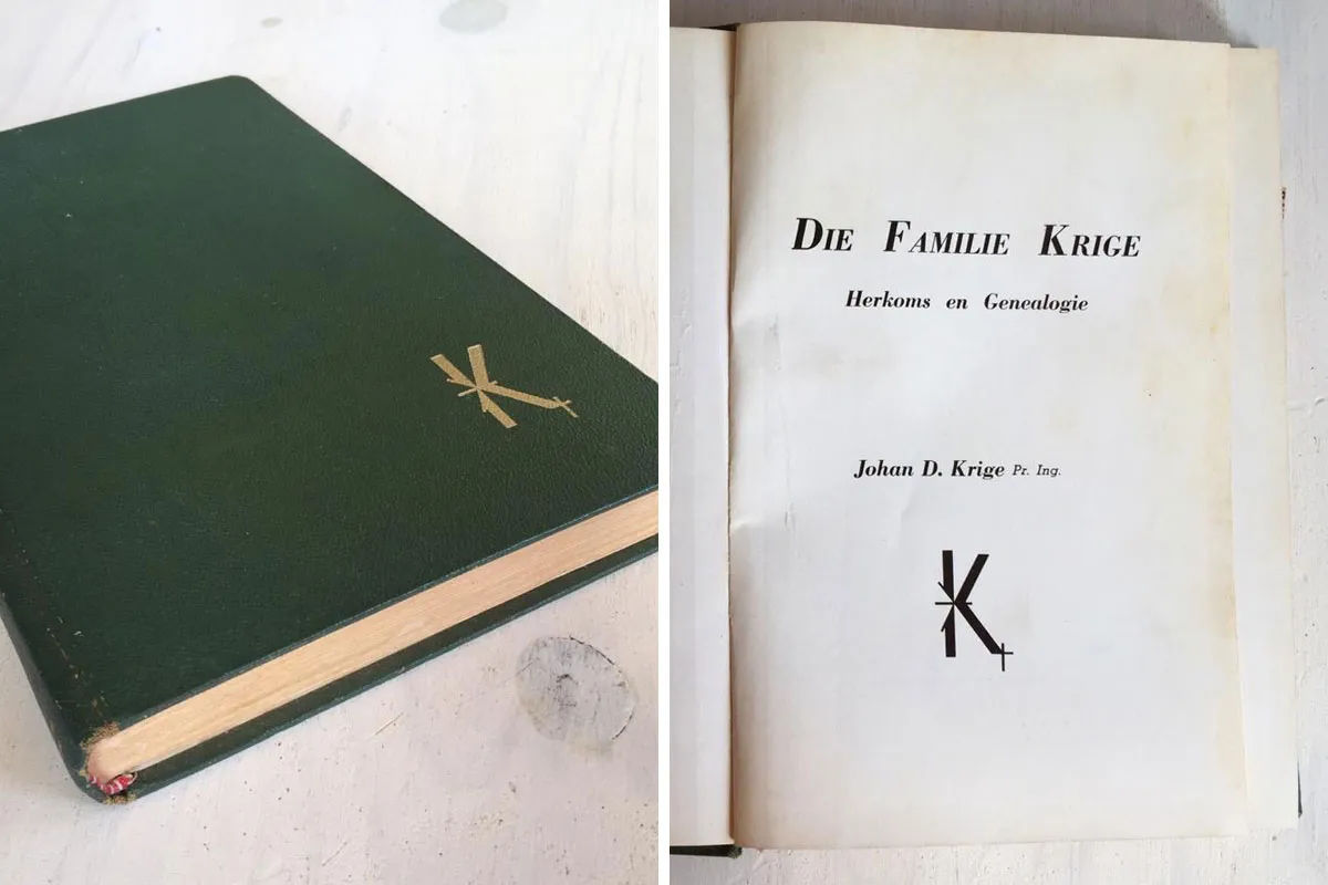 Die Familie Krige : Herkoms en Genealogie [1973] deur Johan Krige