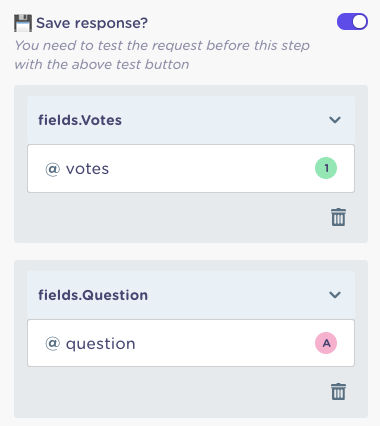 airtble webhook save response