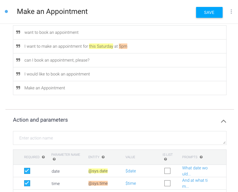 dialogflow-intento-configuracion