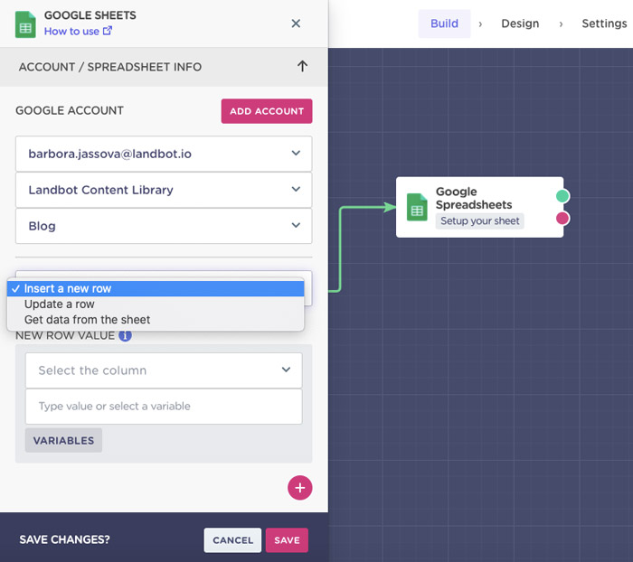 landbot-google-sheets-integracion