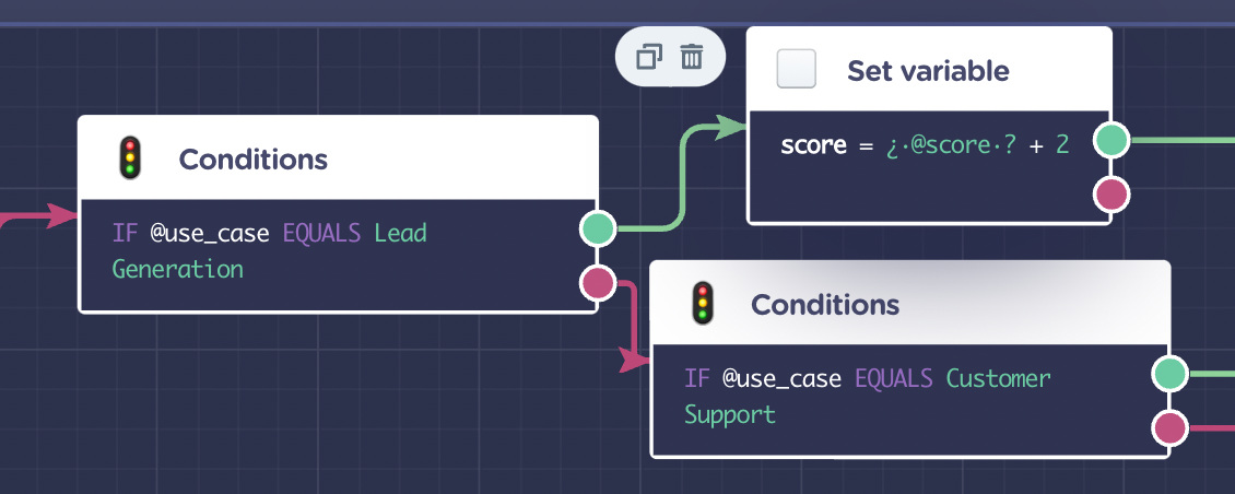 landbot lead scoring