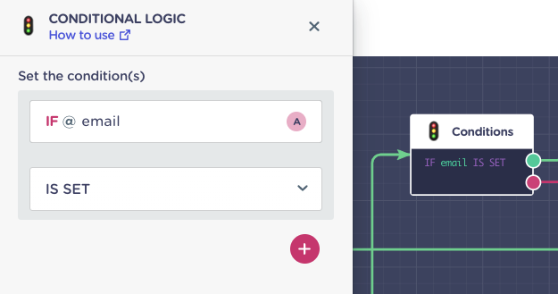 set condition in landbot