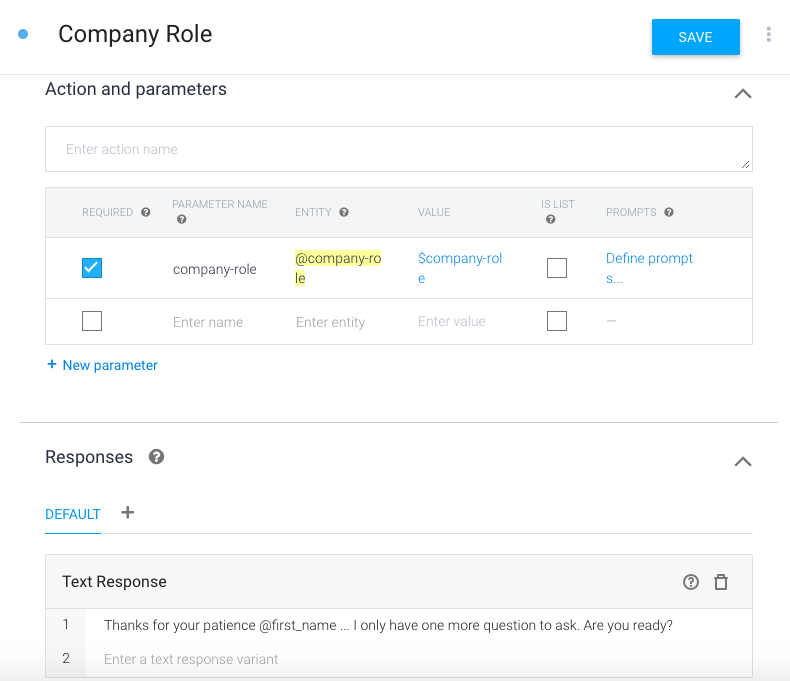 train agent to recognize custom entity