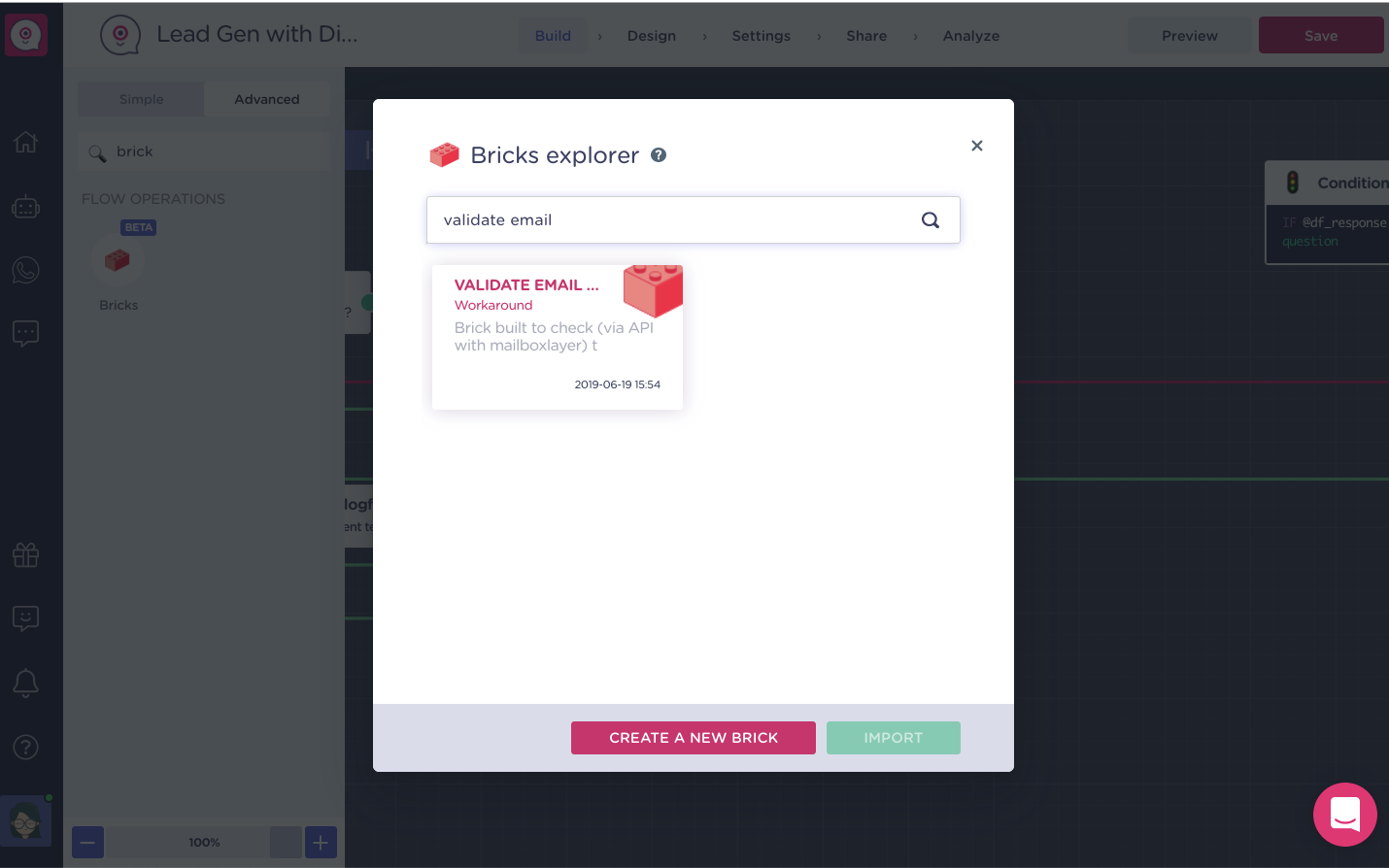 import email validator brick