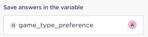 variable game type preference block