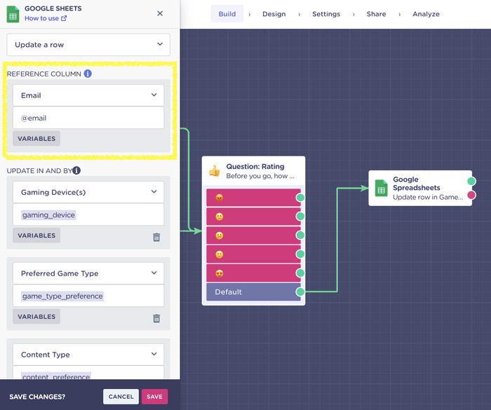 Cómo exportar datos en el chatbot para web 