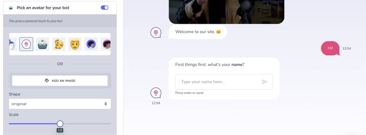 customize bot avatar