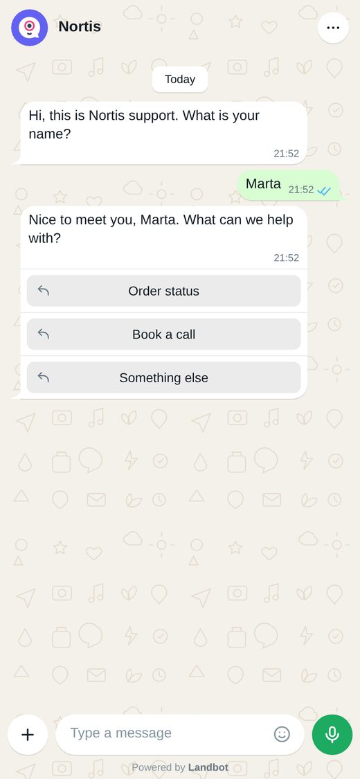 WhatsApp sales assistant