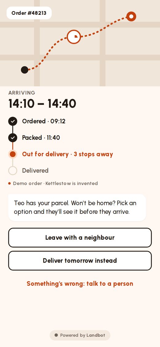 Order tracking