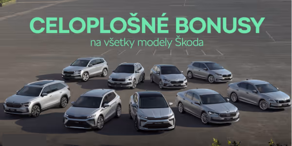 Škoda celoplošné bonusy 