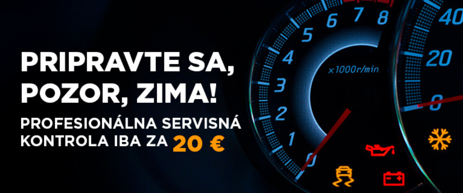 Pripravte svoje vozidlo na zimu!