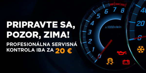 Pripravte svoje vozidlo na zimu!