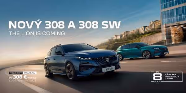 Značka Peugeot predstavuje novú generáciu modelov 308 a 308 SW
