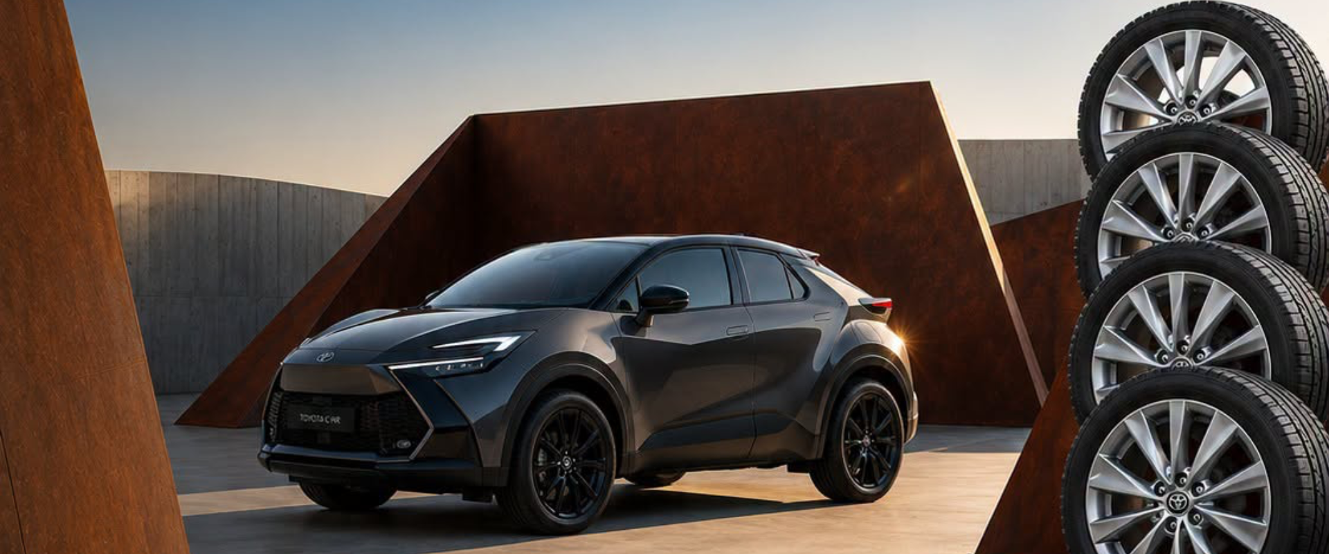 Mimoriadne zľavy na zimné komplety pri kúpe nového vozidla Toyota.