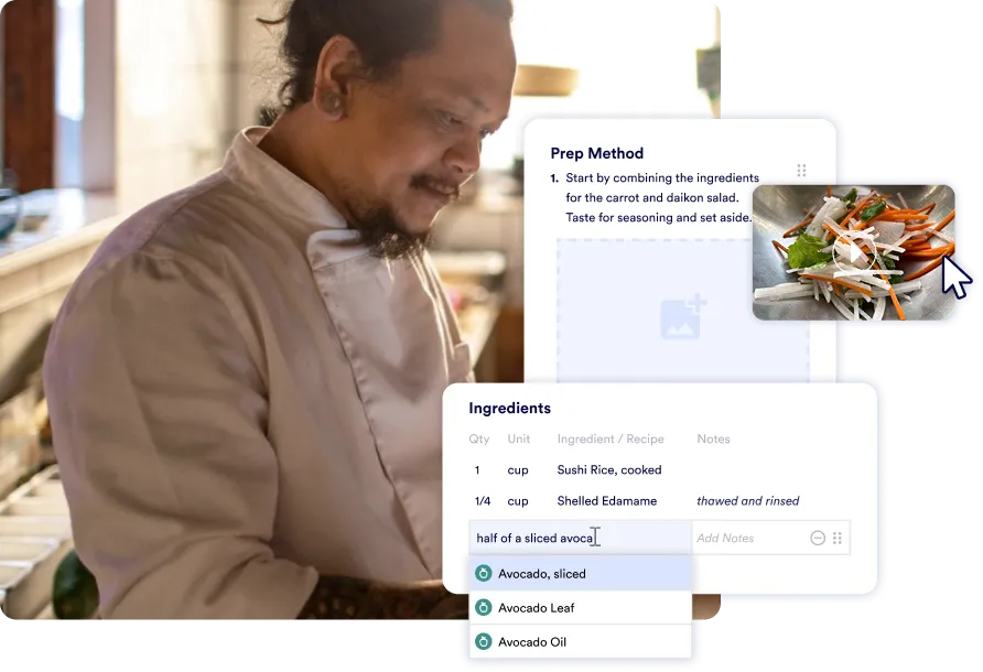 plating oysters with food costing product images 