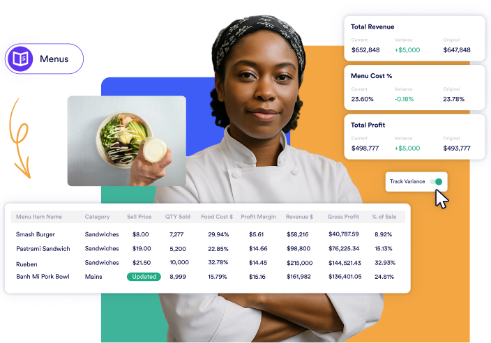 meez menu engineering interface