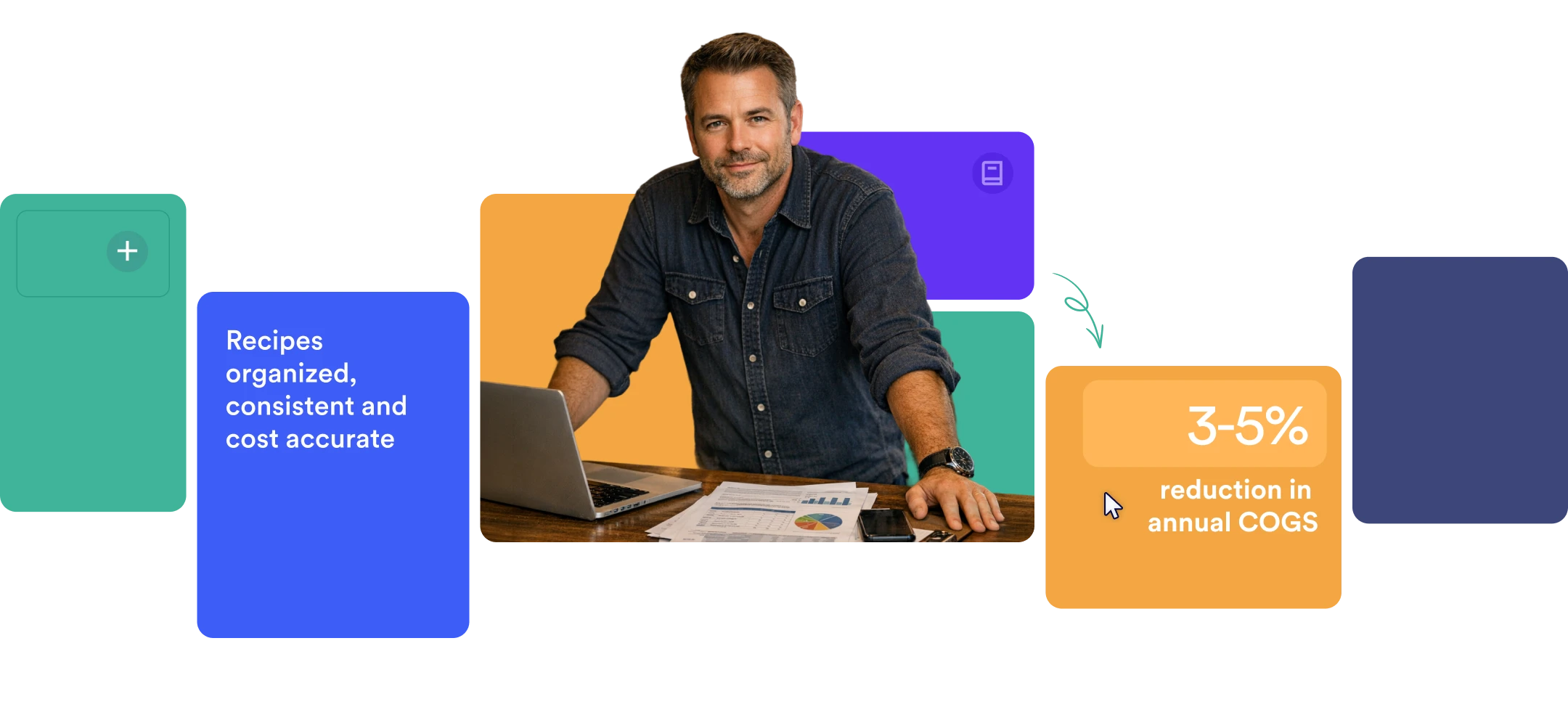 Chef with his arms crossed