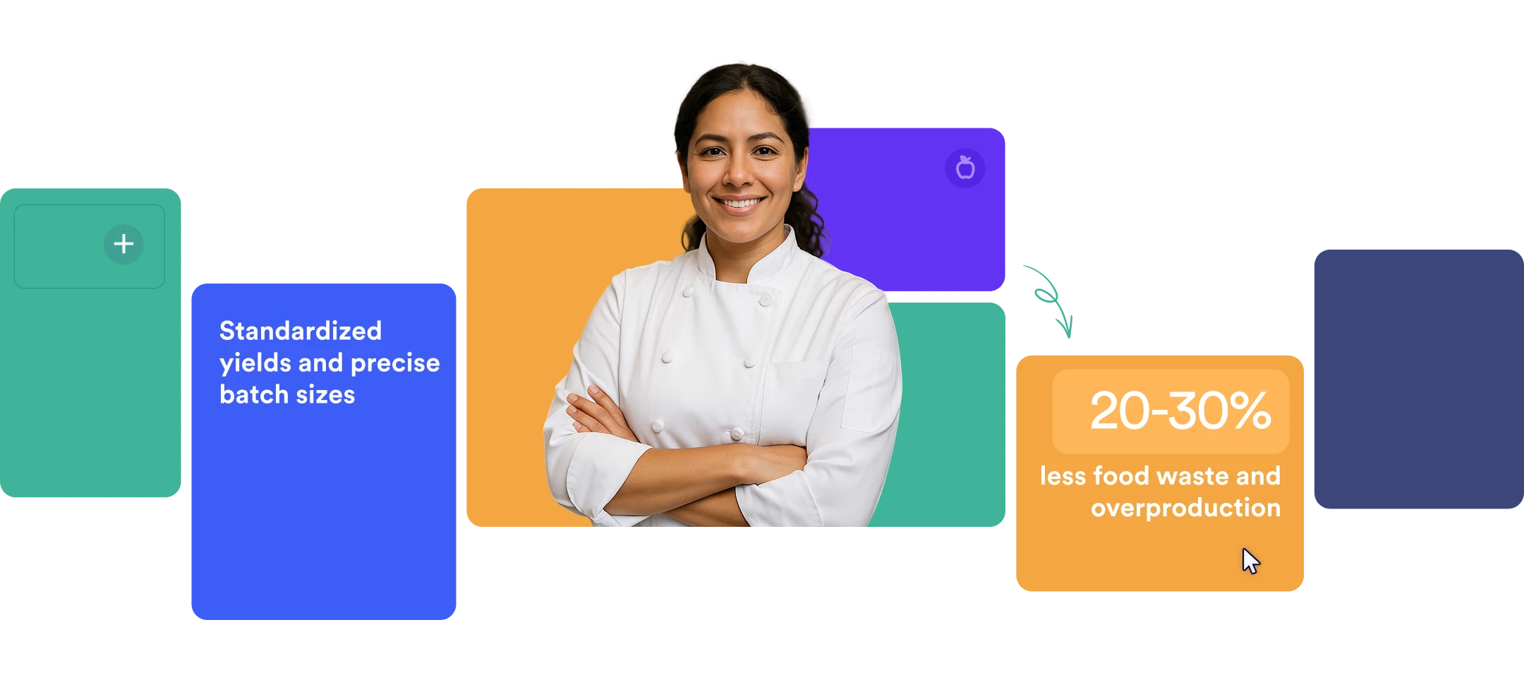 Chef with her arms crossed