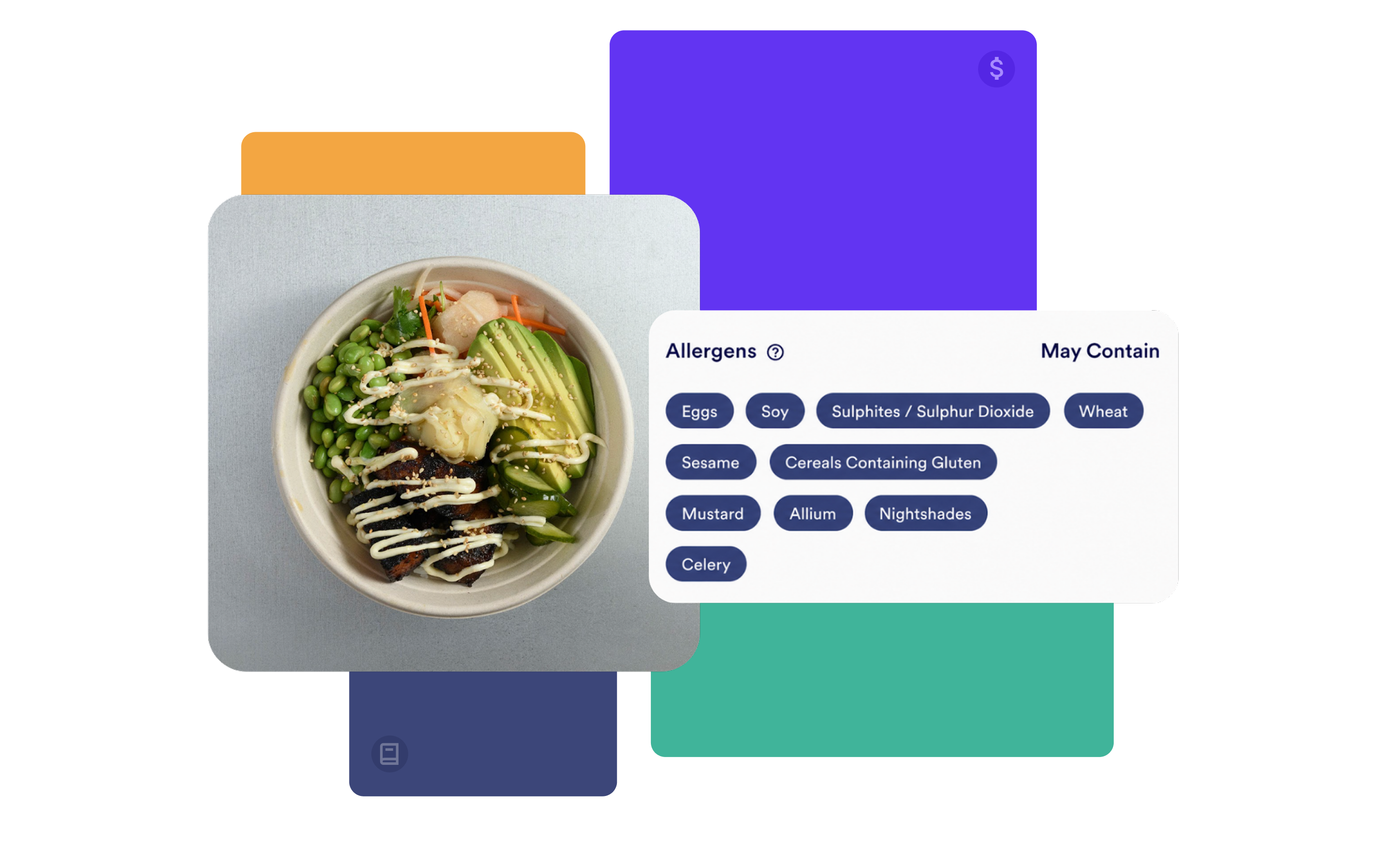 meez with nutrition labeling interface