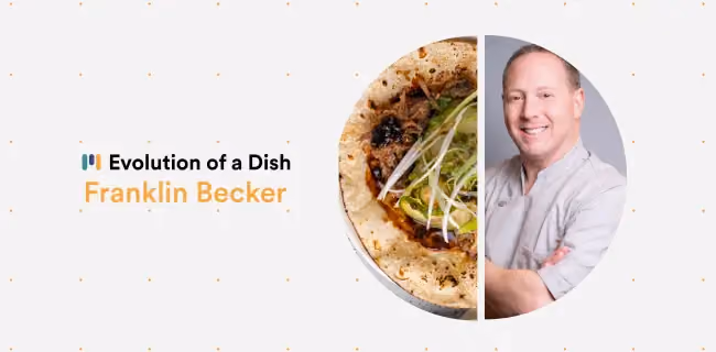 Franklin Becker's Peking Duck Taco