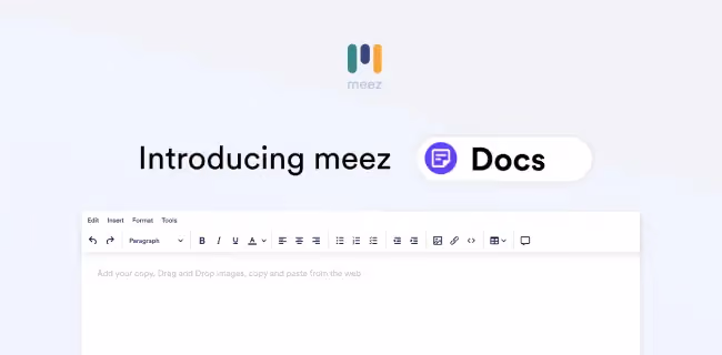 Introducing meez 'Docs'