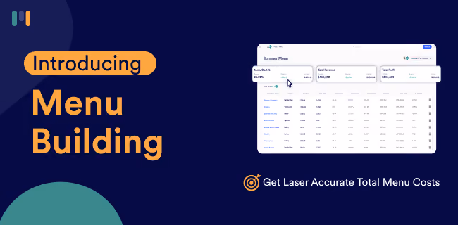 Now Available in meez: Menu Building, Costing, and Engineering