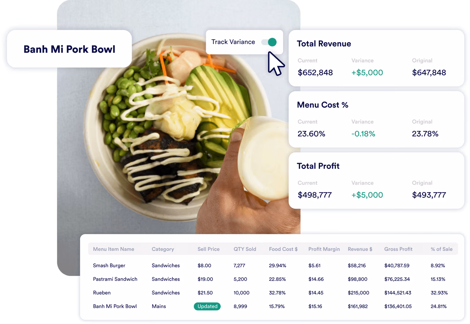 meez Menu Engineering feature