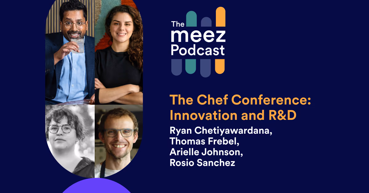 Navy image with navy background of The Chef Conference Menu Development Panel