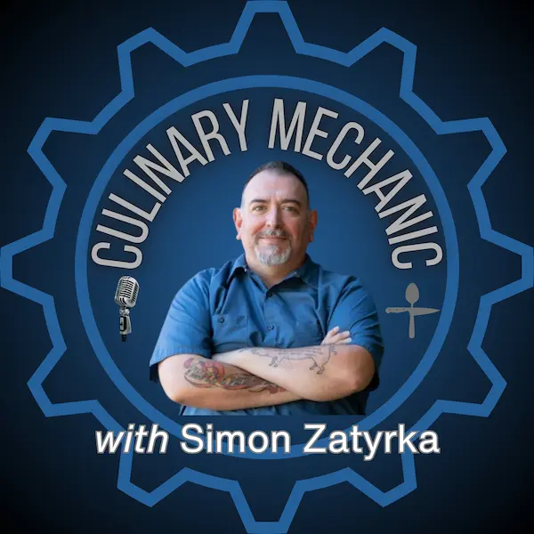 Square image of culinary mechanic podcast
