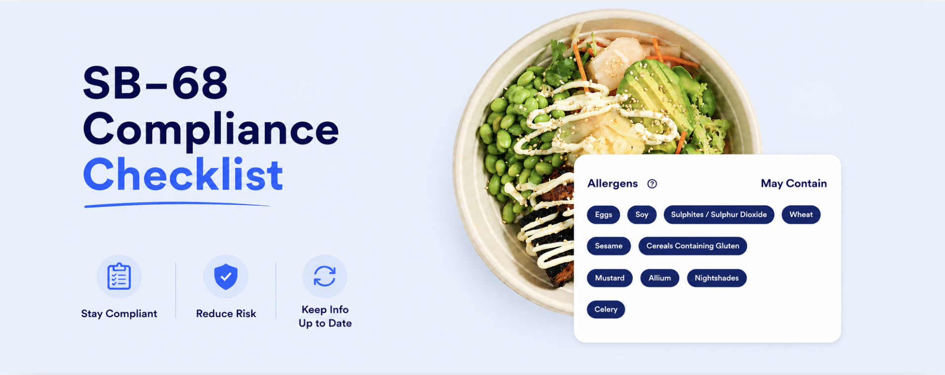 SB-68 Compliance Checklist: How Multi-Unit Restaurant Groups Can Comply With California's Allergen Disclosure Law