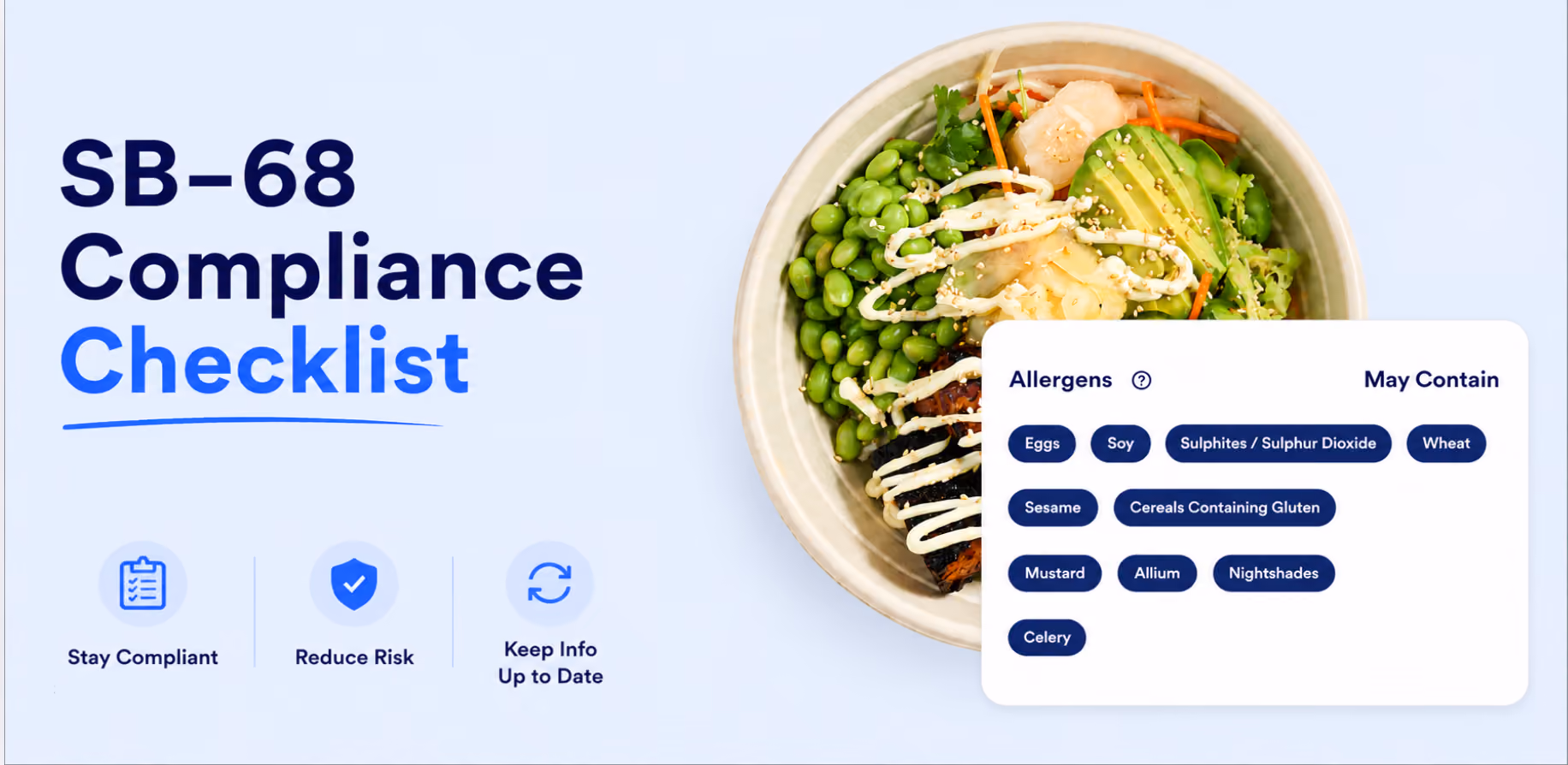 SB-68 Compliance Checklist: How Multi-Unit Restaurant Groups Can Comply With California's Allergen Disclosure Law