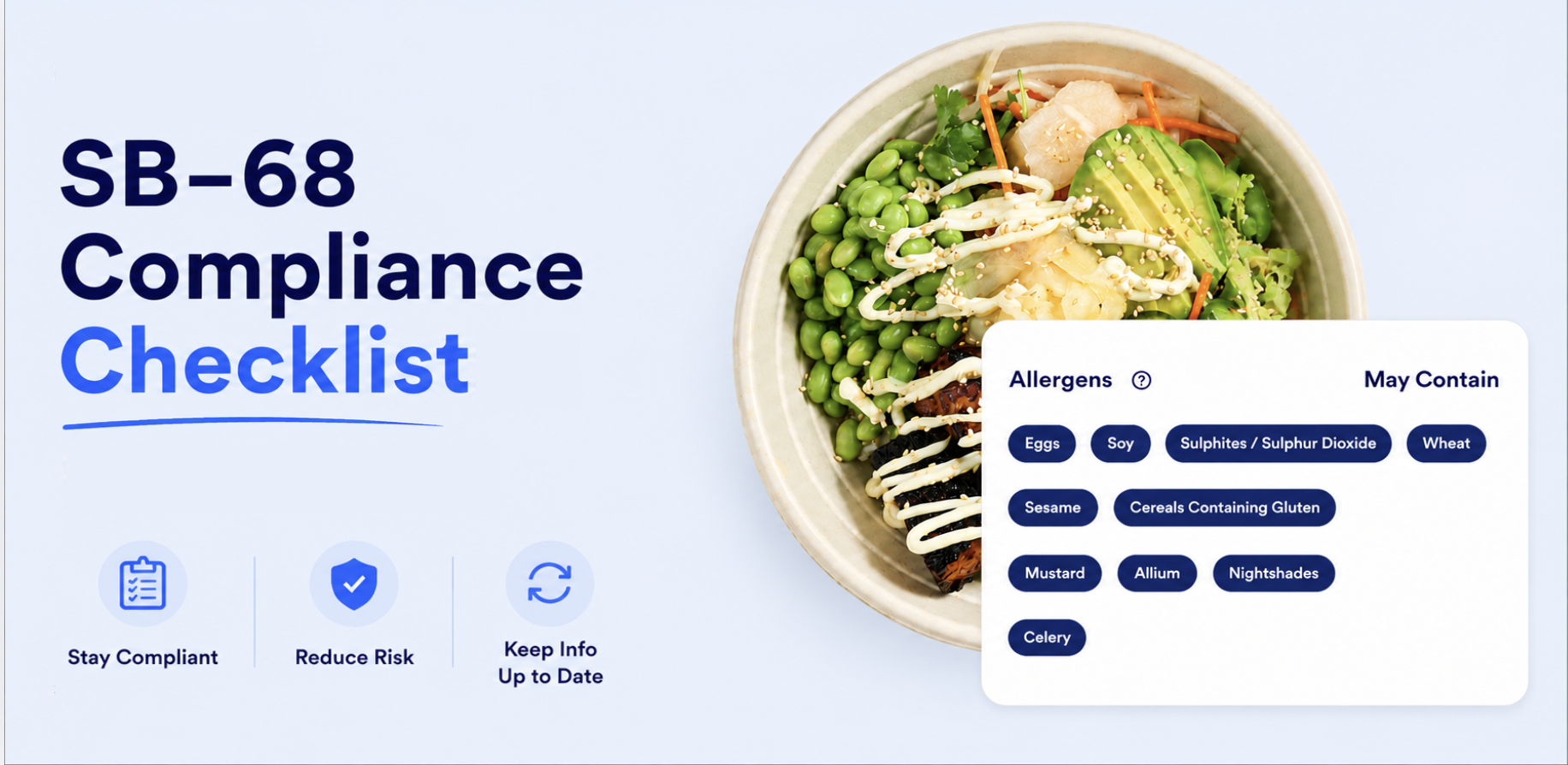 SB-68 Compliance Checklist: How Multi-Unit Restaurant Groups Can Comply With California's Allergen Disclosure Law