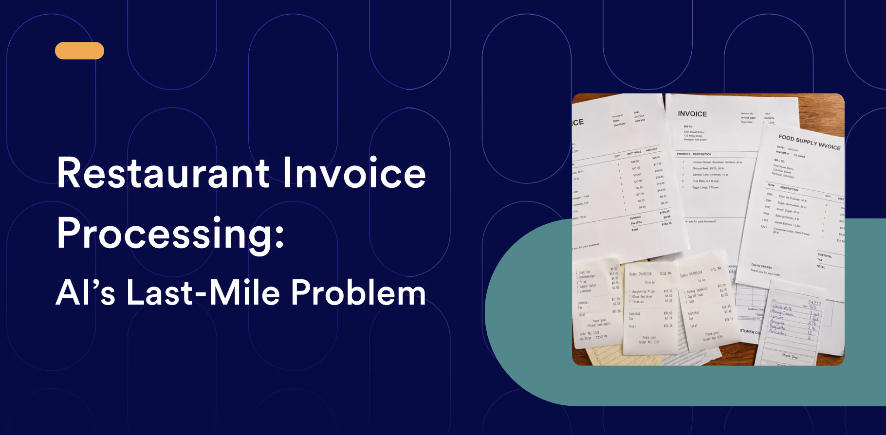 Restaurant Invoice Processing: AI's Last-Mile Problem
