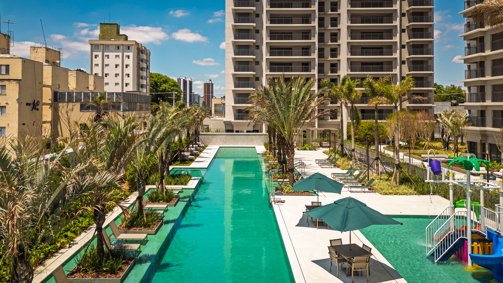 Foto da área de Lazer da Piscina