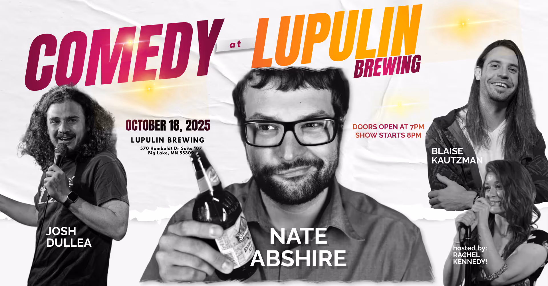 Comedy Night at Lupulin Brewing