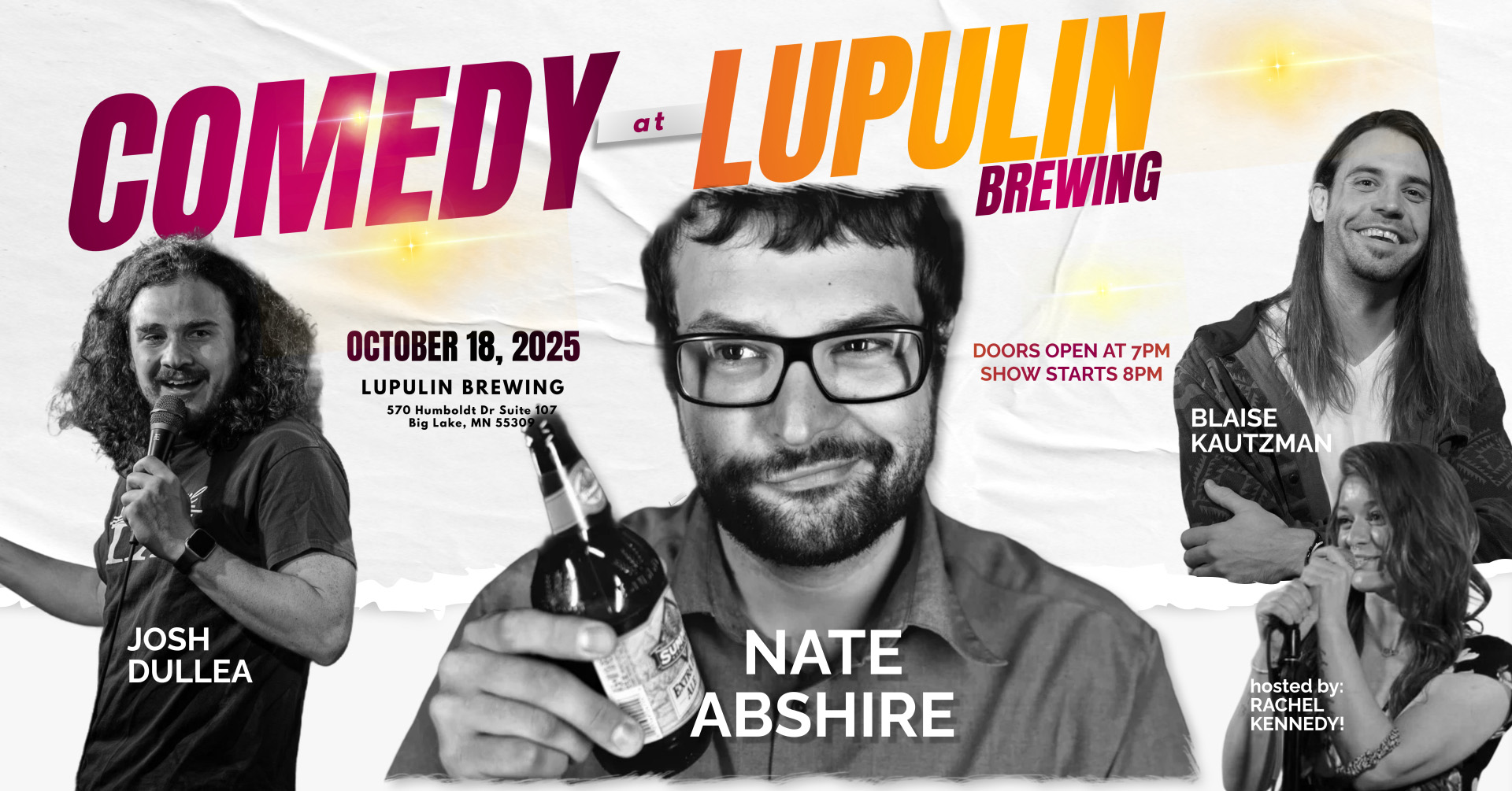 Comedy Night at Lupulin Brewing