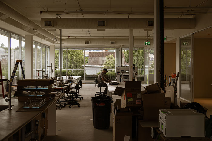 Project Manager in Commercial Construction Site 