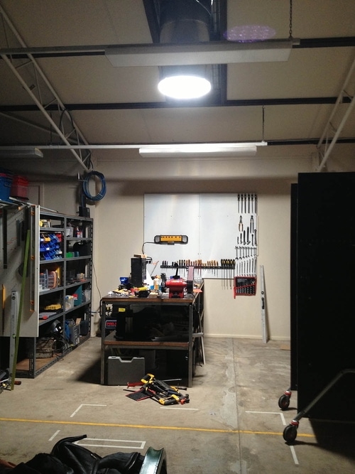 Workshop after installation