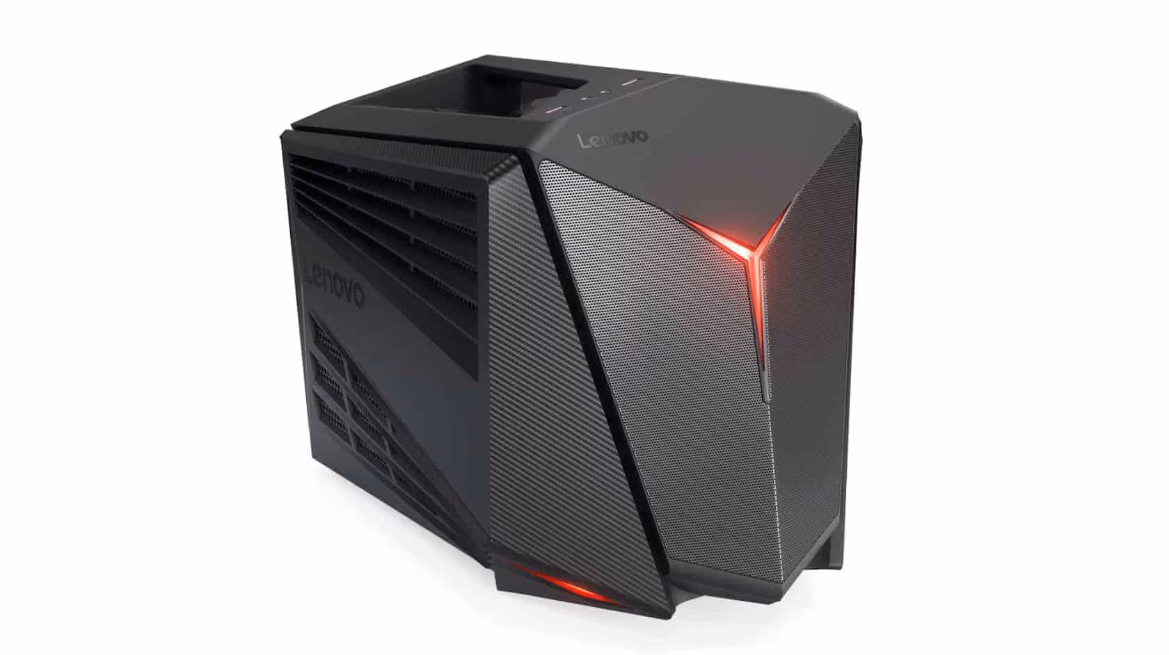 a black rectangular electronic device with a red light