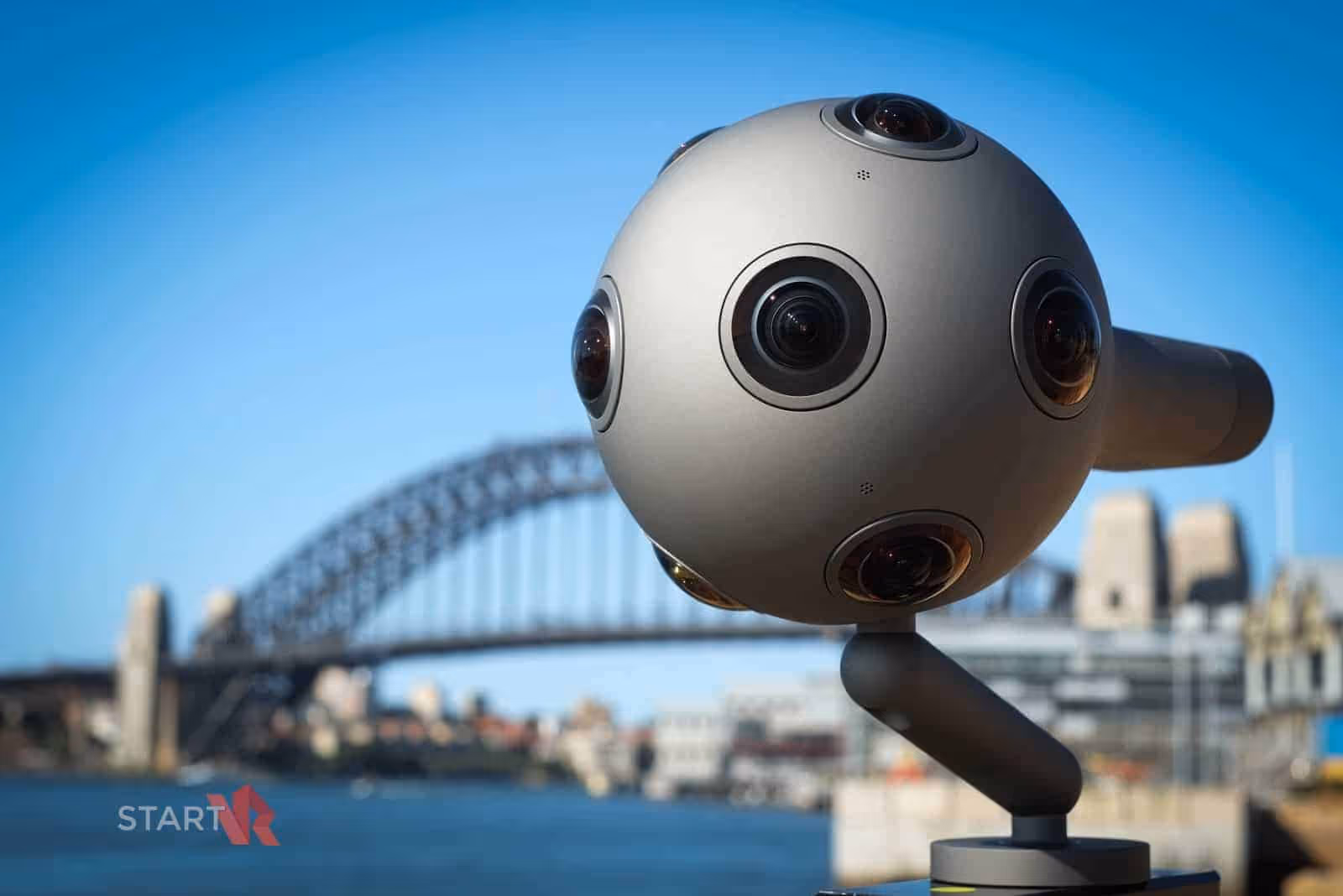 a camera with many round lenses