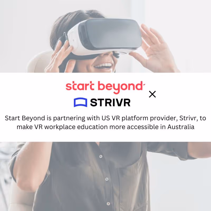 a woman wearing a virtual reality headset