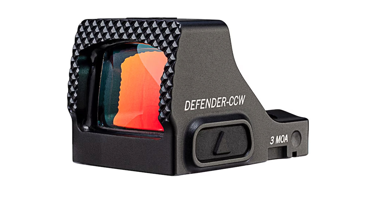 Vortex Defender-CCW enclosed emitter carry optic