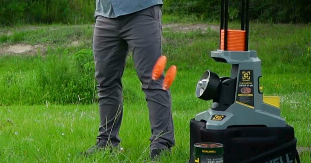 Caldwell Claycopter Surface to Air with carrying case and stand