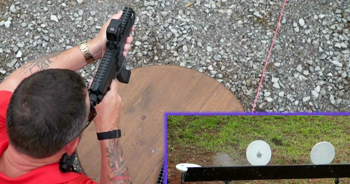 Shooting the Taurus RPC on the range