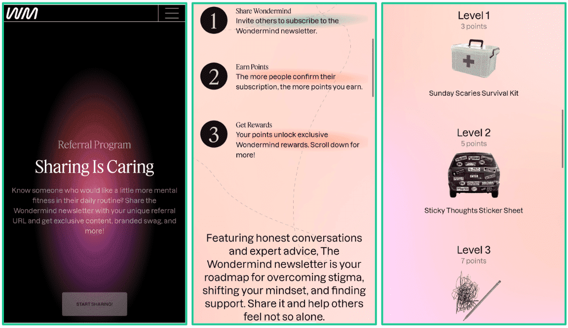 Wondermind Referral Program Tactics