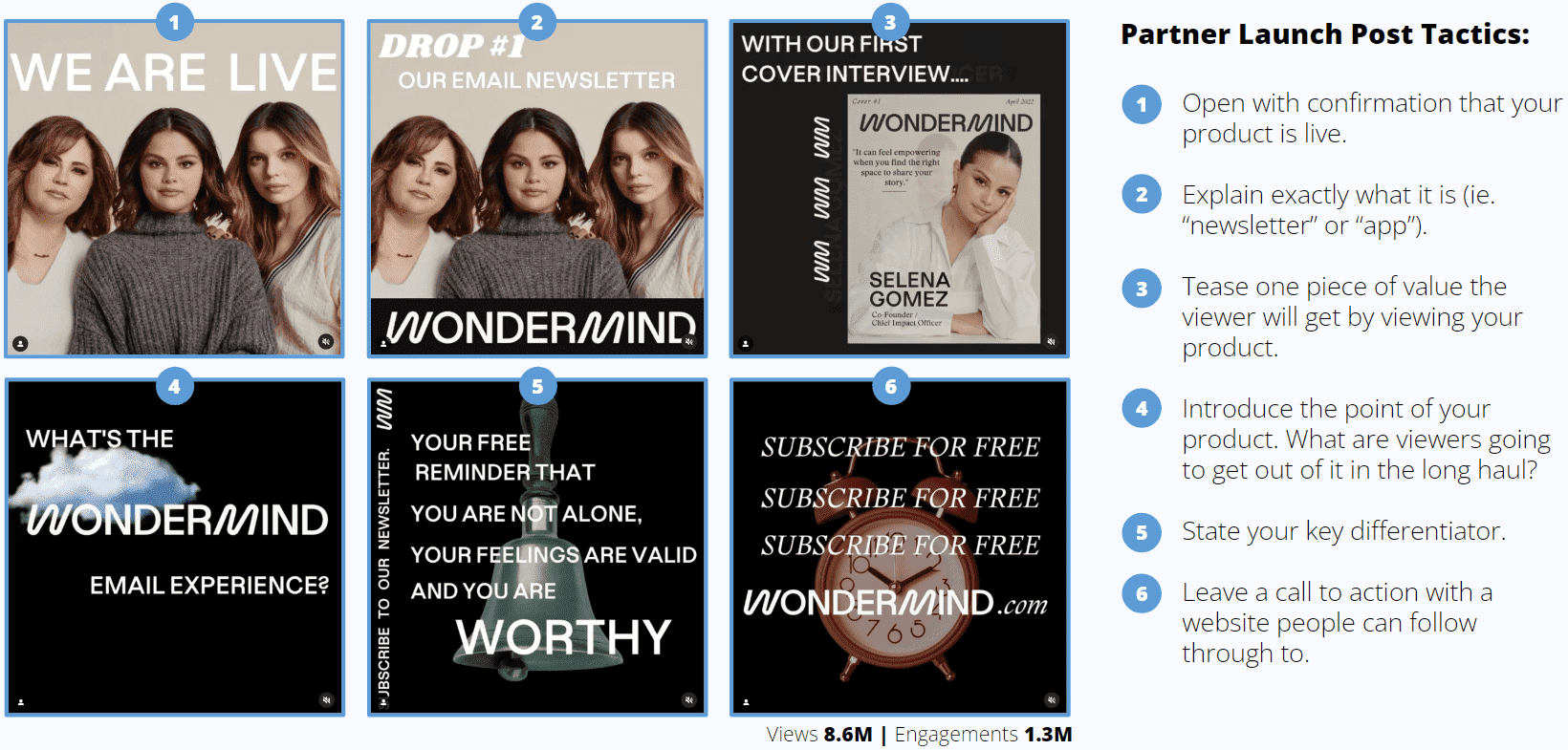 Partner Launch Post tactics