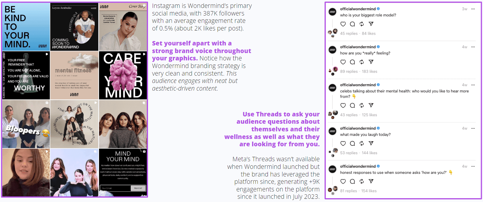 Post organically as you roll out your launch